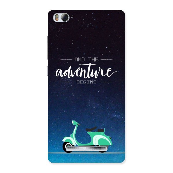 Adventure Scooter Back Case for Xiaomi Mi4i