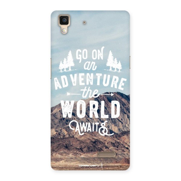 Adventure World Back Case for Oppo R7