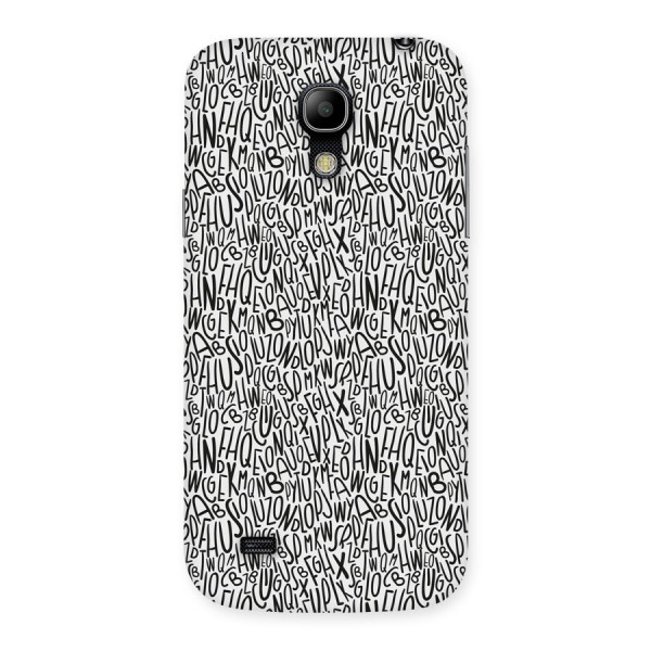 Alphabet Seamless Abstract Back Case for Galaxy S4 Mini