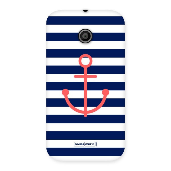 Anchor Stripes Back Case for Moto E