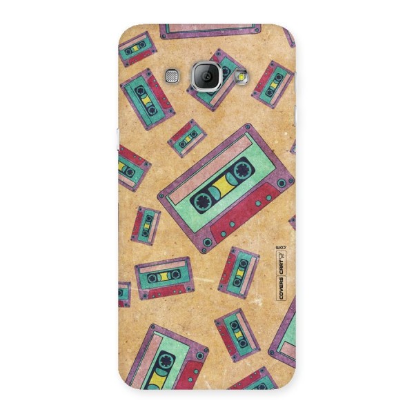 Ancient Cassettes Back Case for Galaxy A8