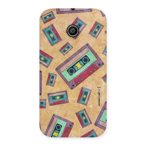 Ancient Cassettes Back Case for Moto E