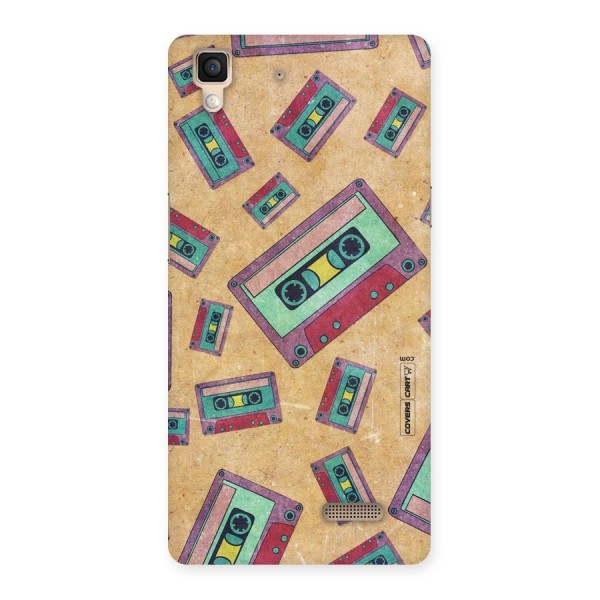 Ancient Cassettes Back Case for Oppo R7