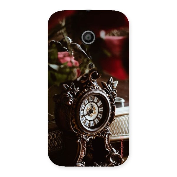 Ancient Clock Back Case for Moto E