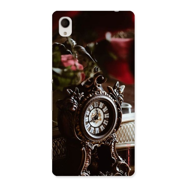 Ancient Clock Back Case for Xperia M4 Aqua