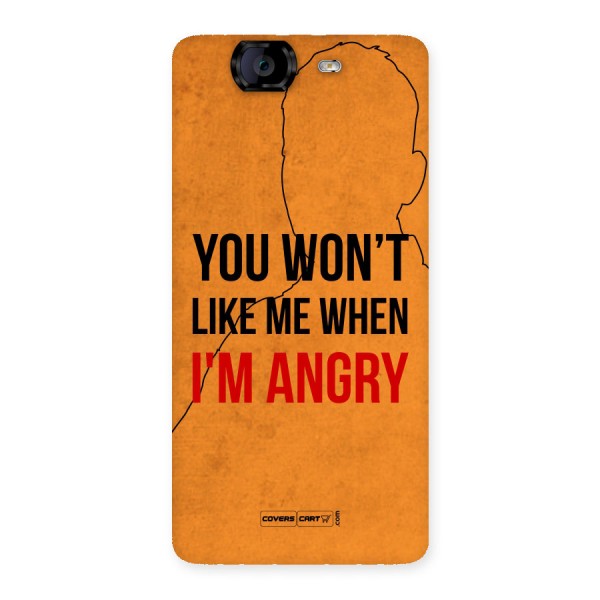 When I M Angry Back Case for Canvas Knight A350