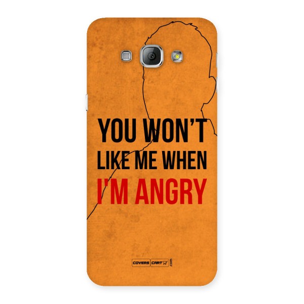 When I M Angry Back Case for Galaxy A8