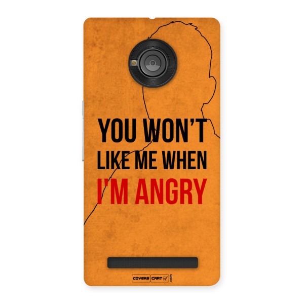 When I M Angry Back Case for Yu Yuphoria