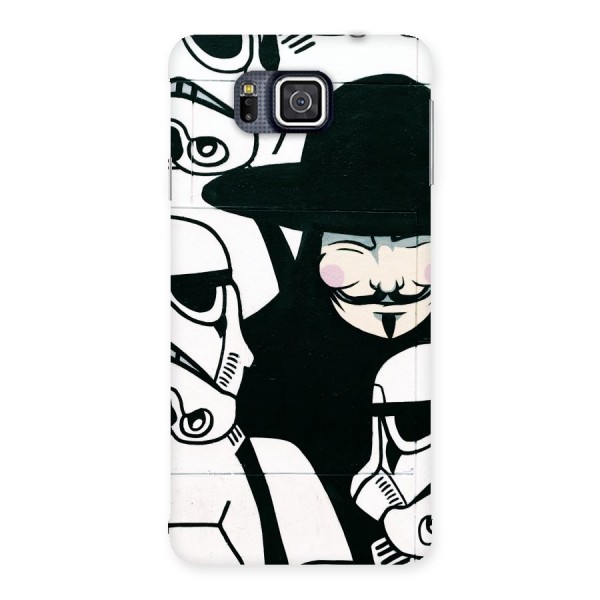 Anonymous Hat Back Case for Galaxy Alpha