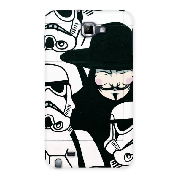 Anonymous Hat Back Case for Galaxy Note