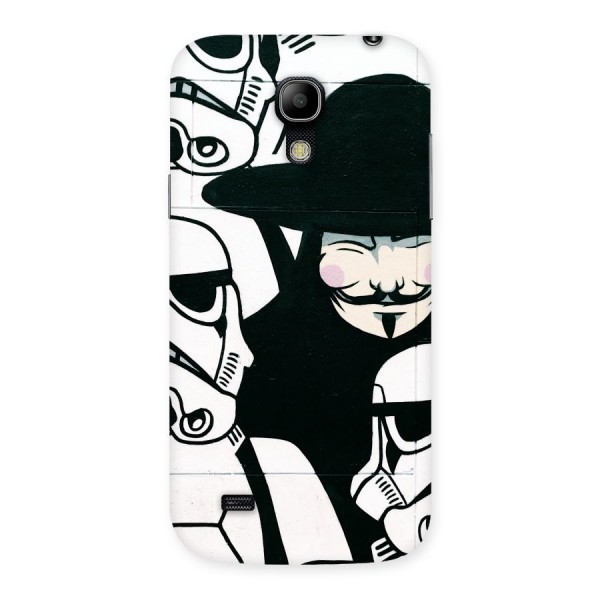 Anonymous Hat Back Case for Galaxy S4 Mini