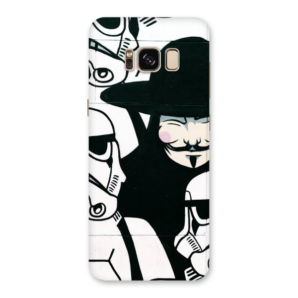 Anonymous Hat Back Case for Galaxy S8