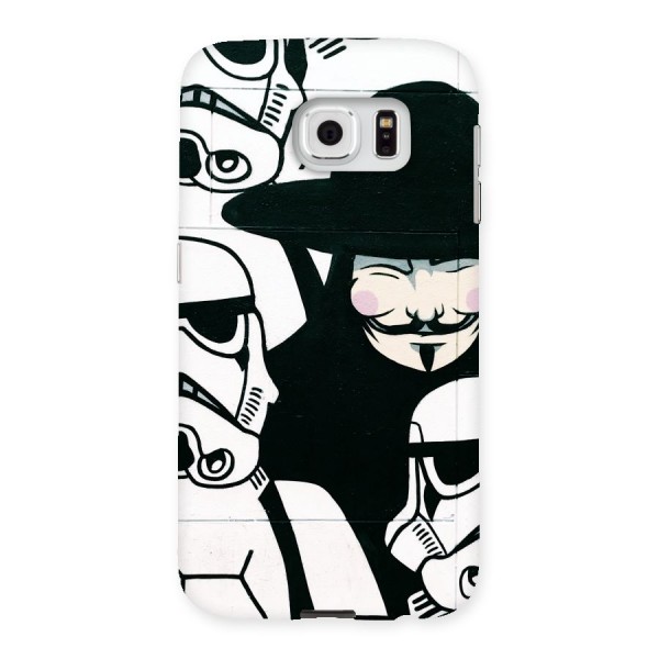 Anonymous Hat Back Case for Samsung Galaxy S6