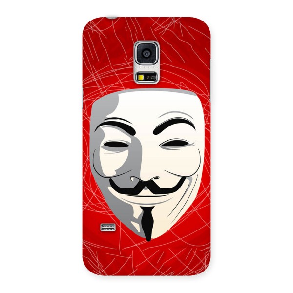 Anonymous Mask Abstract Back Case for Galaxy S5 Mini