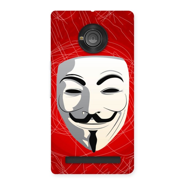 Anonymous Mask Abstract Back Case for Yu Yuphoria