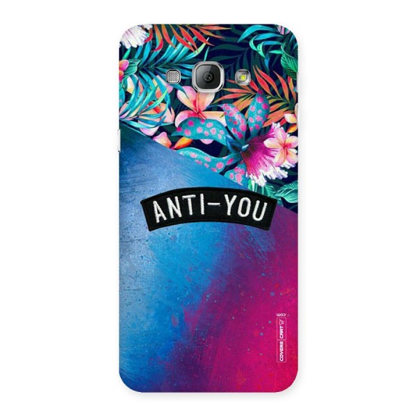 Anti You Back Case for Galaxy A8