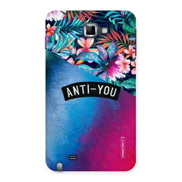 Anti You Back Case for Galaxy Note