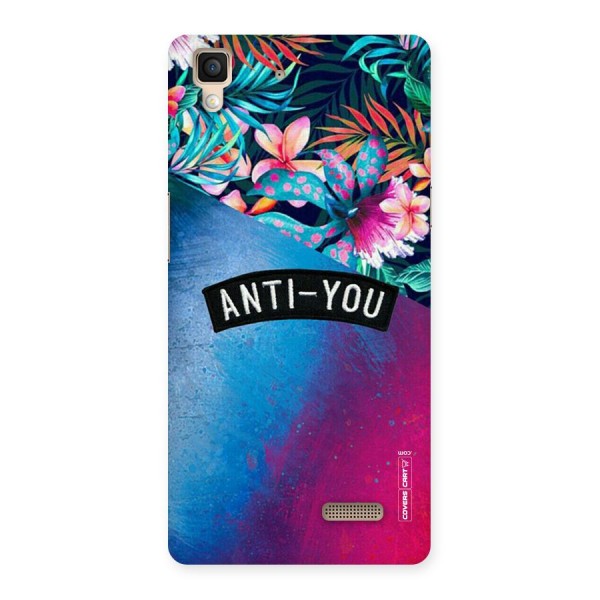 Anti You Back Case for Oppo R7