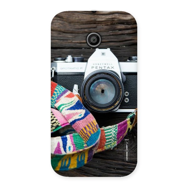 Antique Camera Back Case for Moto E