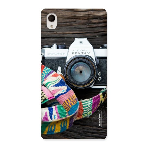 Antique Camera Back Case for Xperia M4 Aqua