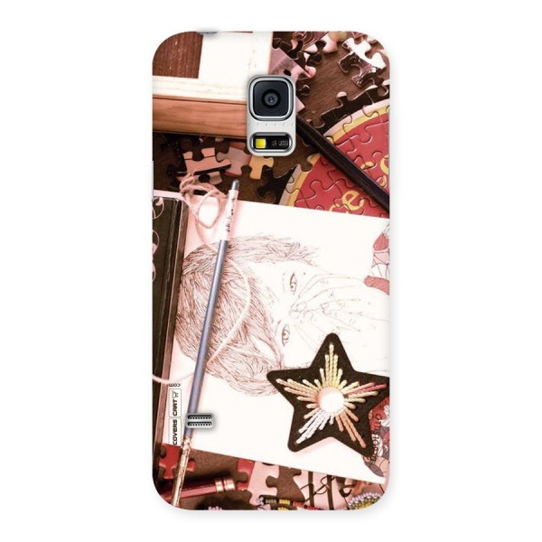 Artistic Messy Back Case for Galaxy S5 Mini