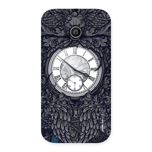 Artsy Wall Clock Back Case for Moto E