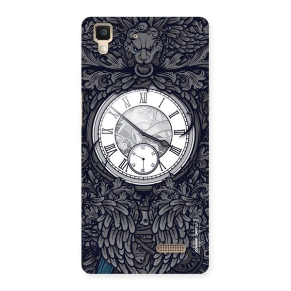 Artsy Wall Clock Back Case for Oppo R7