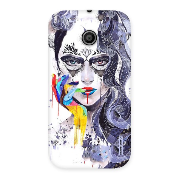 Astonishing Artwork Back Case for Moto E