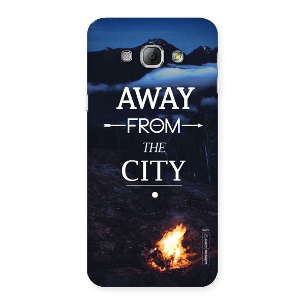 Away From City Back Case for Galaxy A8