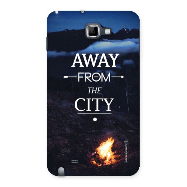 Away From City Back Case for Galaxy Note