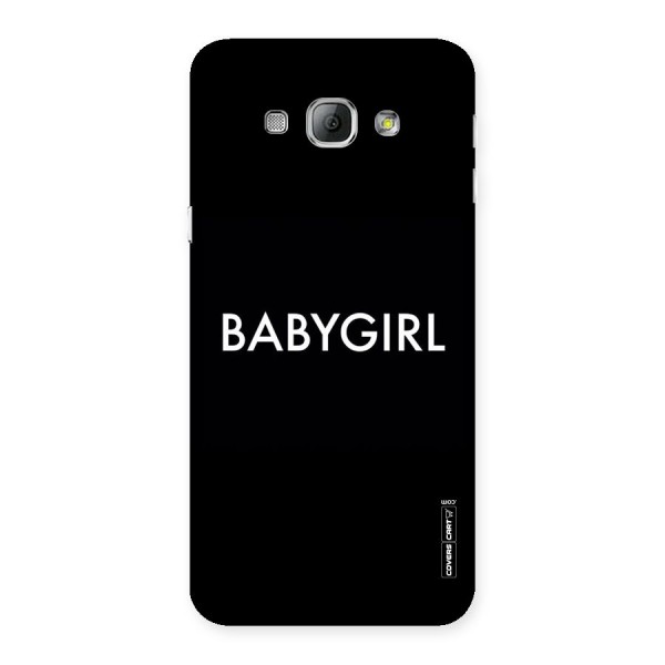 Baby Girl Back Case for Galaxy A8