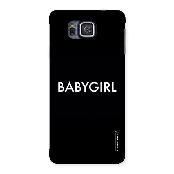 Baby Girl Back Case for Galaxy Alpha