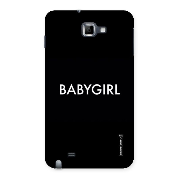 Baby Girl Back Case for Galaxy Note