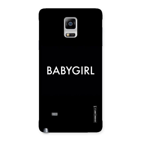 Baby Girl Back Case for Galaxy Note 4