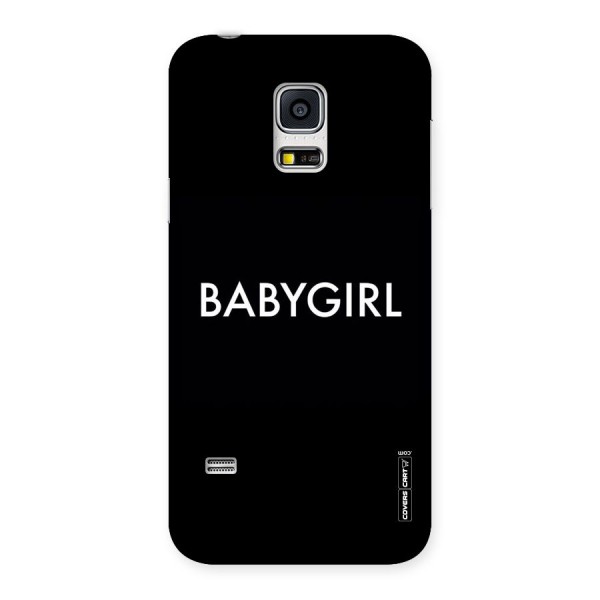 Baby Girl Back Case for Galaxy S5 Mini