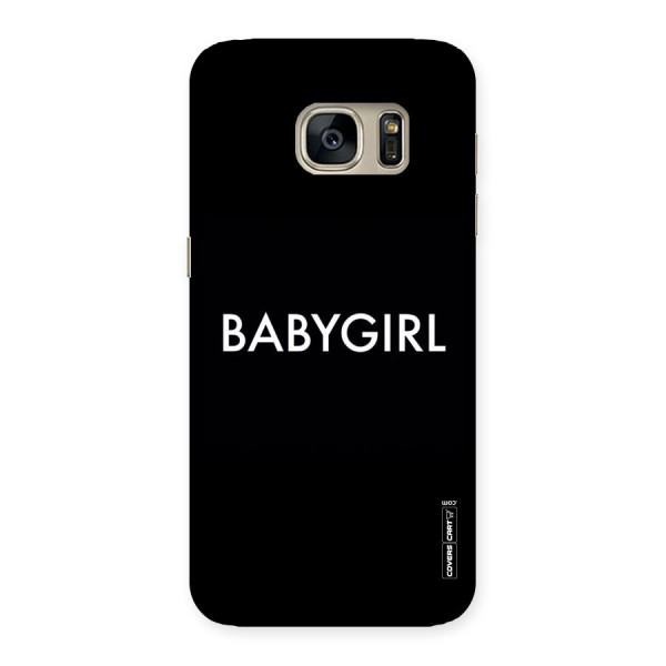 Baby Girl Back Case for Galaxy S7