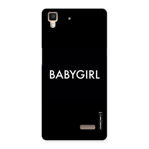 Baby Girl Back Case for Oppo R7