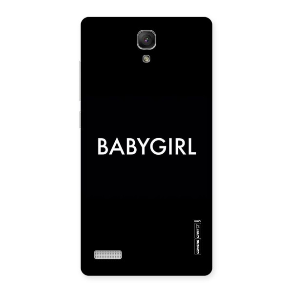 Baby Girl Back Case for Redmi Note