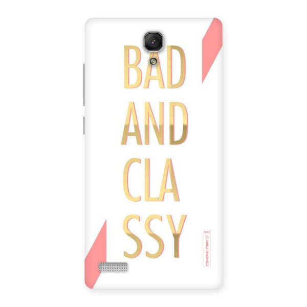 Bad And Classy Back Case for Redmi Note