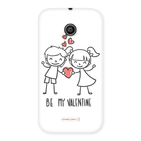 Be My Valentine Back Case for Moto E