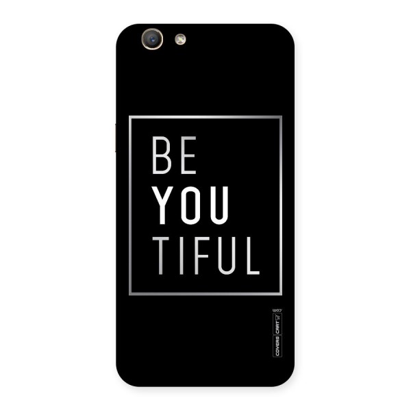 Be You Beautiful Back Case for Oppo F1s