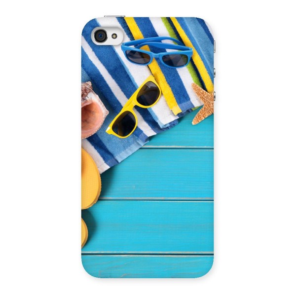 Beach Ready Back Case for iPhone 4 4s