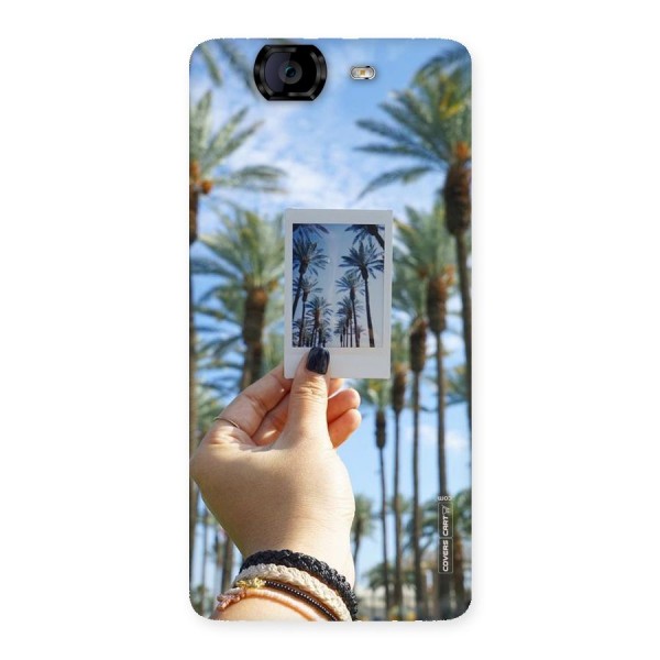 Beach Trees Back Case for Canvas Knight A350