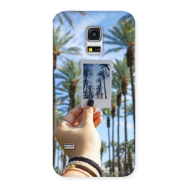 Beach Trees Back Case for Galaxy S5 Mini