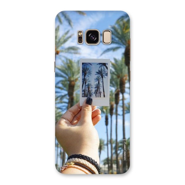 Beach Trees Back Case for Galaxy S8