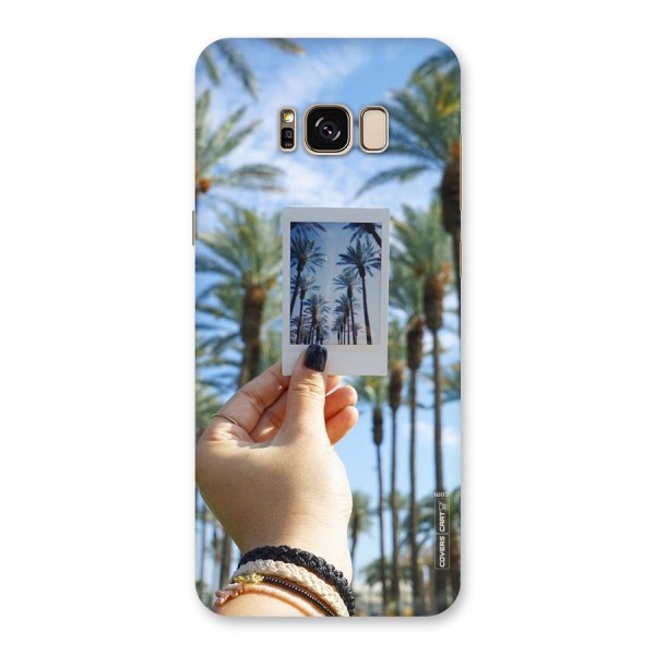 Beach Trees Back Case for Galaxy S8 Plus