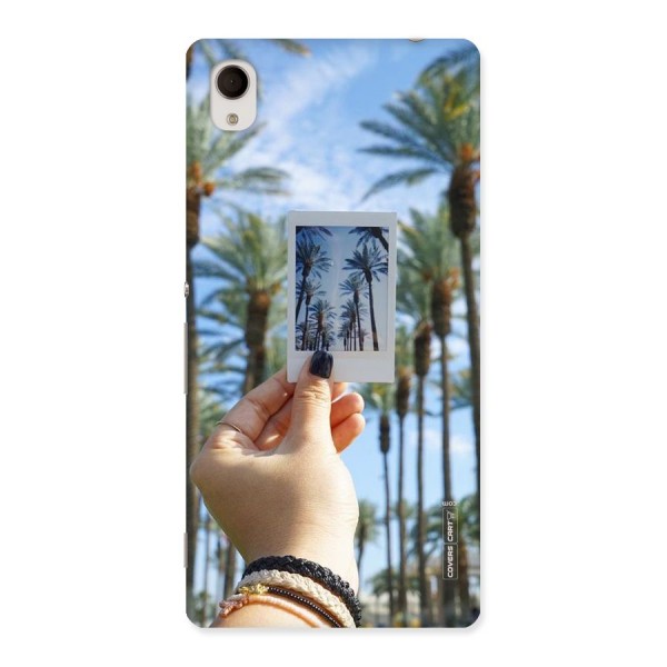 Beach Trees Back Case for Sony Xperia M4