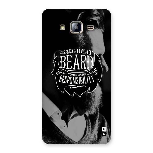 Beard Responsibility Quote Back Case for Galaxy On5