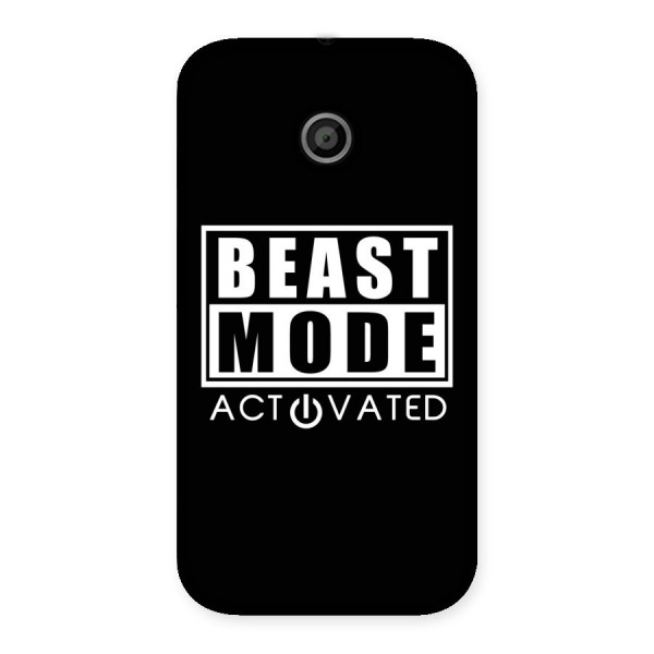 Beast Mode Activated Back Case for Moto E