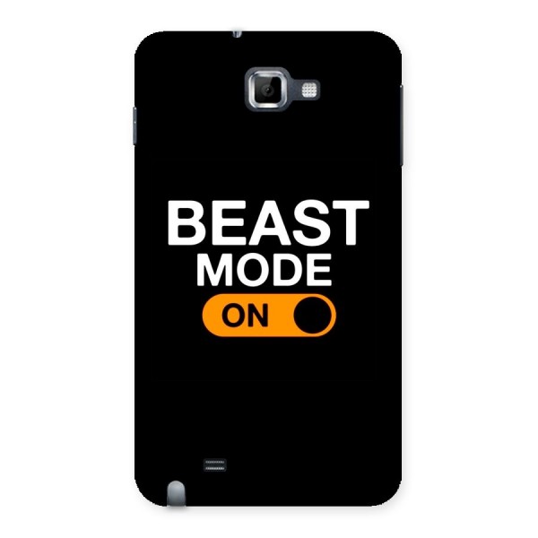 Beast Mode Switched On Back Case for Galaxy Note